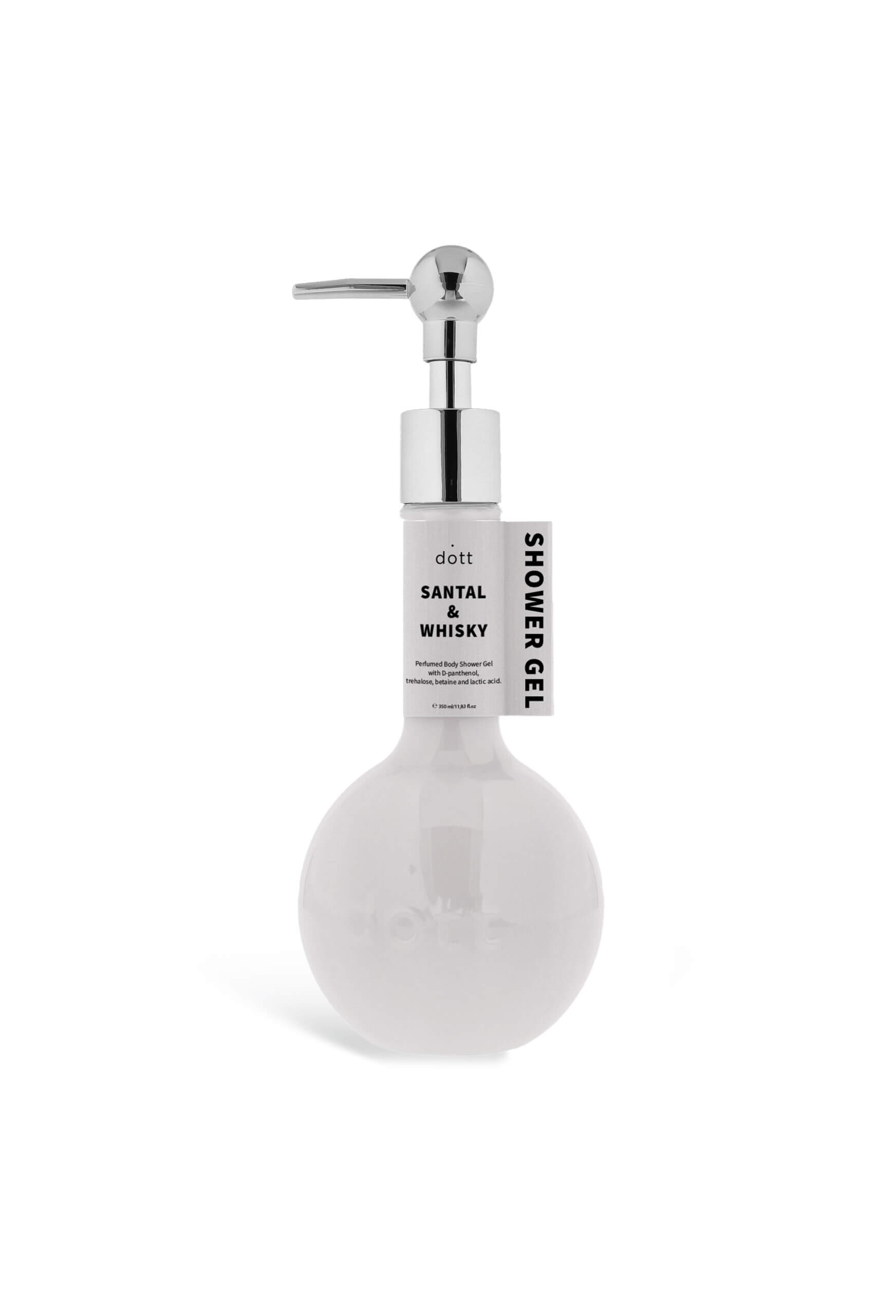 Perfumed Shower Gel with D-panthenol, trehalose, betaine and lactic acid SANTAL & WHISKY