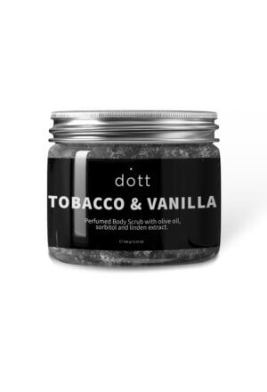 Perfumed Body Scrub with olive oil, sorbitol and linden extract | TOBACCO & VANILLA