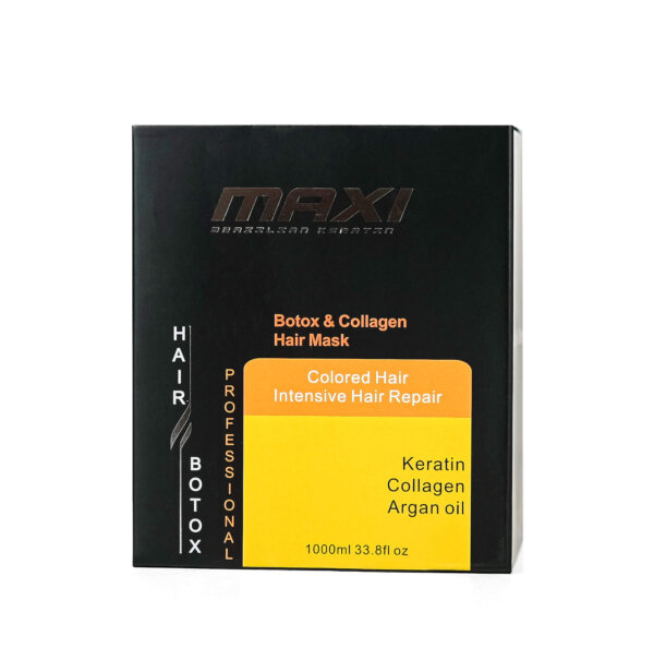 Maxi hair botox & collagen mask 1000 ml (Colored Hair) - Image 3