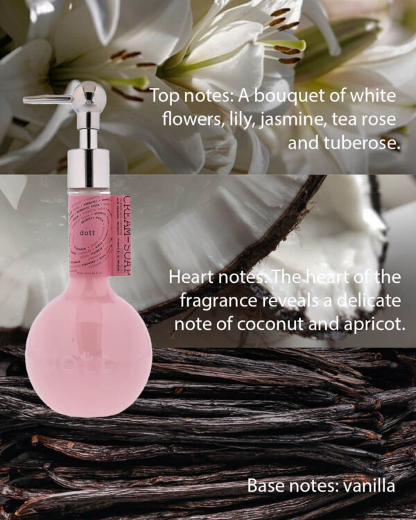 Perfumed hand cream-soap with Sqaulane, Pantenol, Vitamin E, A, Betaine Hypnotic Touch - Image 3